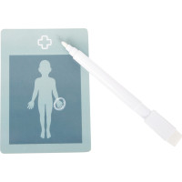 small foot Doktorandský set so zeleno-bielou lekárskou taškou