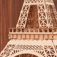 RoboTime 3D drevená skladačka Eiffelova veža veľká