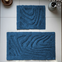 Kúpeľňová predložka BOSTON 11 - tmavo modrá