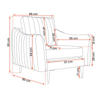 Kreslo CORIAL (viac variant)