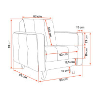 Kreslo LISABON (viac variant)