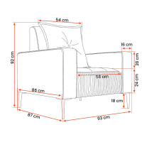 Kreslo RITA (viac variant)