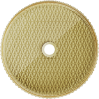 Sklenené umývadlo MEXEN AURA - krištáľový vzor - číre/zlaté, 24013951