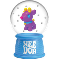 Schylling NeeDoh Vianočná snehová guľa stláčajúca