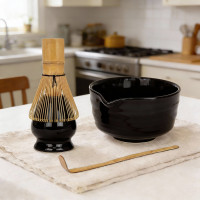 Matcha set MIDORI DREAM - čierny