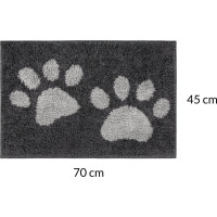 Koberec pre psov SOFT SHAGGY PAW - 45x70 cm - grafitový