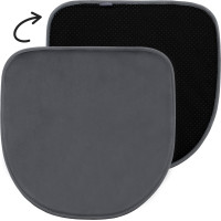 Podsedák na stoličku MARIE 39x38 cm - grafitový