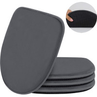 Podsedák na stoličku MARIE 39x38 cm - grafitový