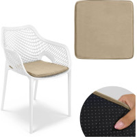 Podsedák na stoličku MARIE 38x38 cm - béžový