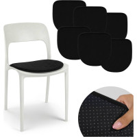 Podsedák na stoličke MARIE 39x38 cm - čierny