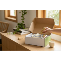 Matcha set MIDORI DREAM - krémový/ecru