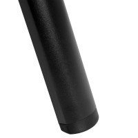 Skladacie kovové schodíky EASYSTEP čierne - 4stupňové