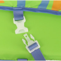 Plavecká vesta s rukávmi AQUASTAR - 3-6 rokov, 19-30 kg - zelená