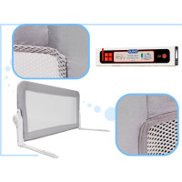 Bezpečnostná zábrana k posteli - 150 cm - šedá