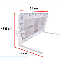 Bezpečnostná zábrana k posteli - 90 cm - Slon