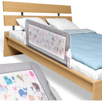 Bezpečnostná zábrana k posteli - 90 cm - Zvieratká