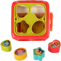 Manipulačná zmyslová Montessori kocka 6v1