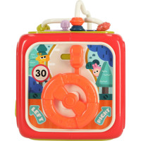 Manipulačná zmyslová Montessori kocka 6v1