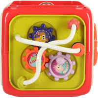 Manipulačná zmyslová Montessori kocka 6v1