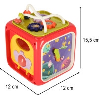 Manipulačná zmyslová Montessori kocka 6v1