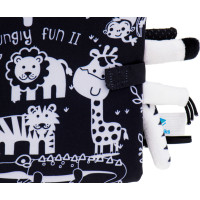 Zmyslová kniha Mäkké zvieracie chvostíky - Safari