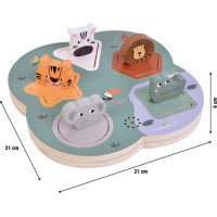 small foot 3D puzzle so zvukmi zvierat Safari