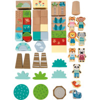 small foot Stavebnice Priatelia z džungle