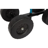 small foot Bager s kolieskami modrý