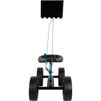 small foot Bager s kolieskami modrý