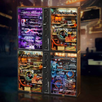 RoboTime 3D mechanická skladačka guličkovej dráhy Hip-hopová ulica