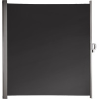 Bočná markíza LUARO rolovacia - 160 x 300 cm - tmavo šedá