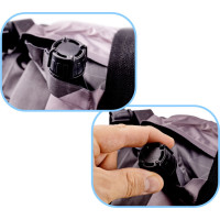 Nafukovací matrac do auta 180x131 cm - čierna