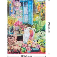 RoboTime Puzzle Mačacia záhradka 1000 dielikov