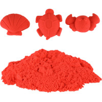 Kinetický piesok 1 kg v sáčku - červený