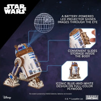 Ugears 3D drevená mechanická skladačka Star Wars R2-D2