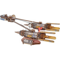 Ugears 3D drevená mechanická skladačka Star Wars Závodný klzák Anakin Skywalker