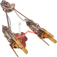 Ugears 3D drevená mechanická skladačka Star Wars Závodný klzák Anakin Skywalker