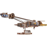 Ugears 3D drevená mechanická skladačka Star Wars Závodný klzák Anakin Skywalker