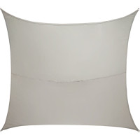 Vodotesná tieniaca plachta LUARO obdĺžnik - 4x3 m - šedá