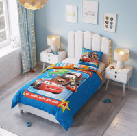 Detské bavlnené obliečky do postieľky 135x100 cm - Autá