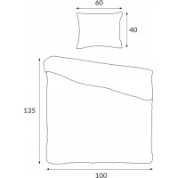 Detské bavlnené obliečky do postieľky 135x100 cm - Mickey Mouse - Oh boy!!