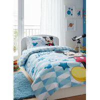 Detské bavlnené obliečky do postieľky 135x100 cm - Mickey Mouse - Oh boy!!
