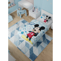 Detské bavlnené obliečky do postieľky 135x100 cm - Mickey Mouse - Oh boy!!