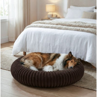 Pelech pre psy a mačky ROYAL LOUNGE 90 cm - hnedý