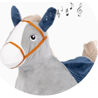 CHIPOLINO Plyšové hopsadlo Koník