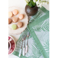 Žakárová kuchynská utierka CARINO 009 - 40x60 cm - zelená