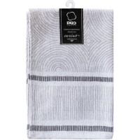 Žakárová kuchynská utierka CARINO 012 - 40x60 cm - šedá