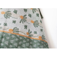 Žakárová kuchynská utierka CARINO 014 - 40x60 cm - tmavo zelená/sivá