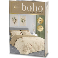 Posteľné obliečky BOHO Hviezdy - 160x200 cm - bavlnený satén
