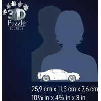 RAVENSBURGER 3D puzzle Iconics: Dodge Challenger Scat Pack Widebody 108 dielikov